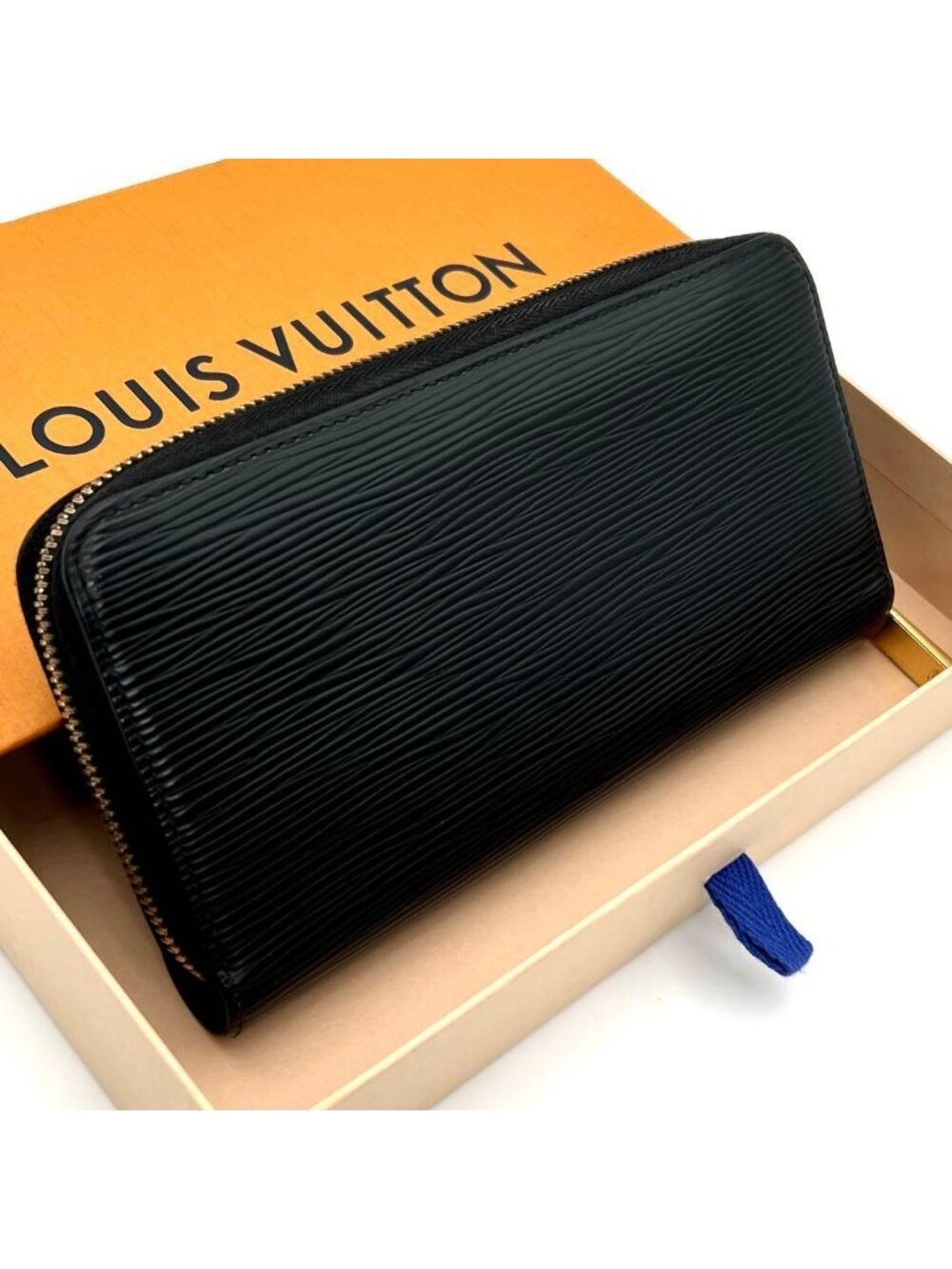 Louis Vuitton Epi Zippy Wallet Gold Black - Picture 2 of 10